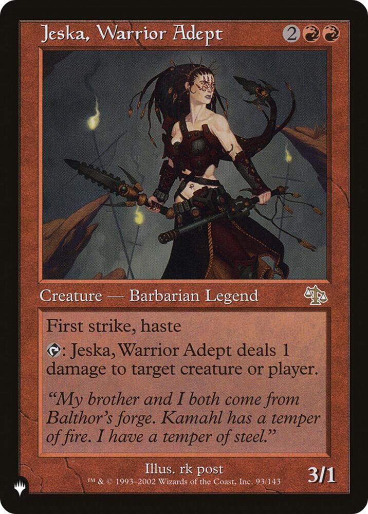 Jeska, Warrior Adept (93) (LIST)