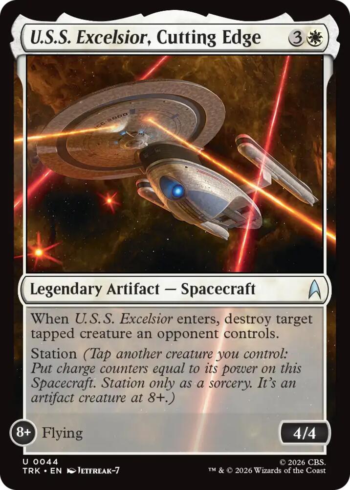 U.S.S. Excelsior, Cutting Edge (44) (TRK)