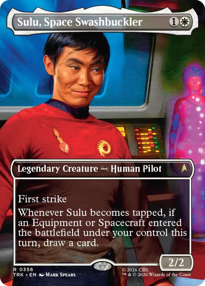 Sulu, Space Swashbuckler (Borderless) (356) (TRK)