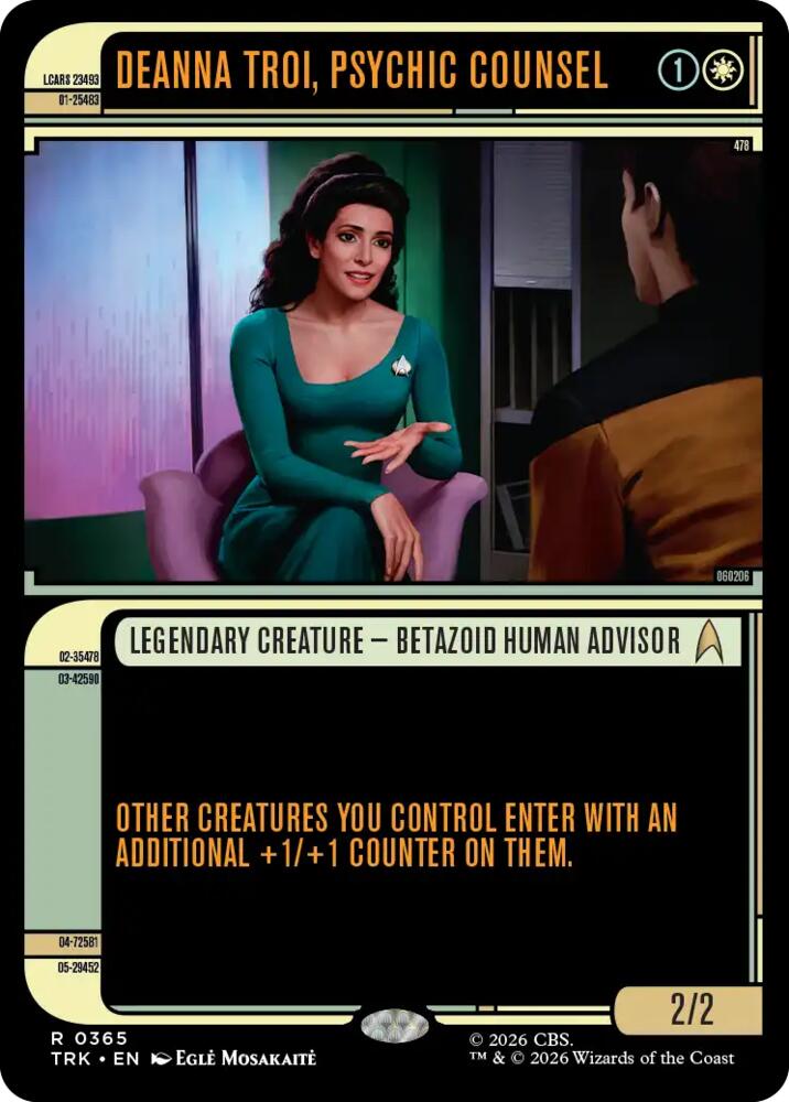Deanna Troi, Psychic Counsel (Showcase) (365) (TRK)