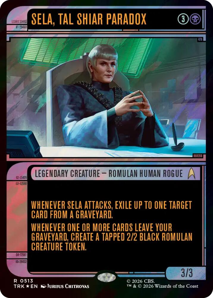 Sela, Tal Shiar Paradox (Showcase) (Surge Foil) (513) (TRK)