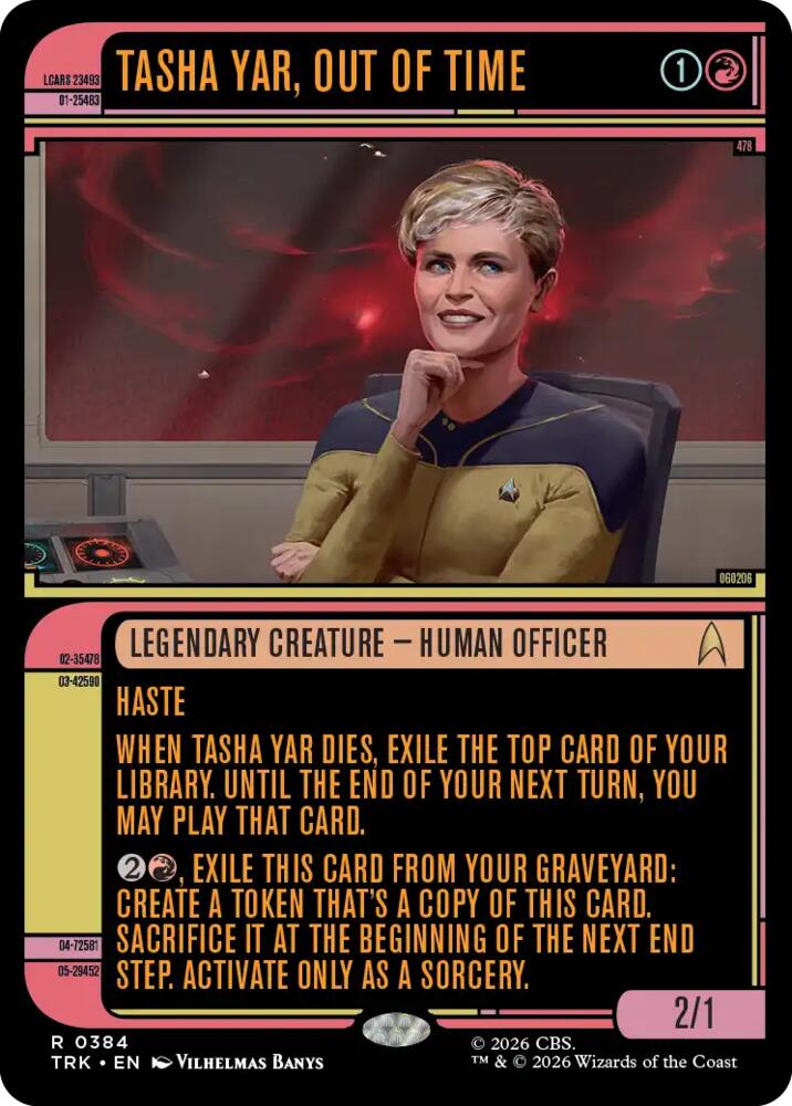 Tasha Yar, Out of Time (Showcase) (384) (TRK)