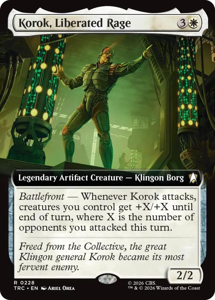 Korok, Liberated Rage (Extended Art) (228) (TRC)