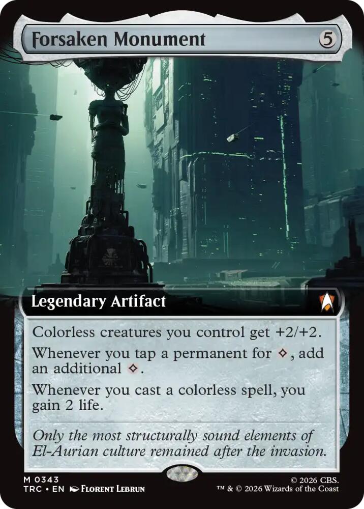 Forsaken Monument (Extended Art) (343) (TRC)