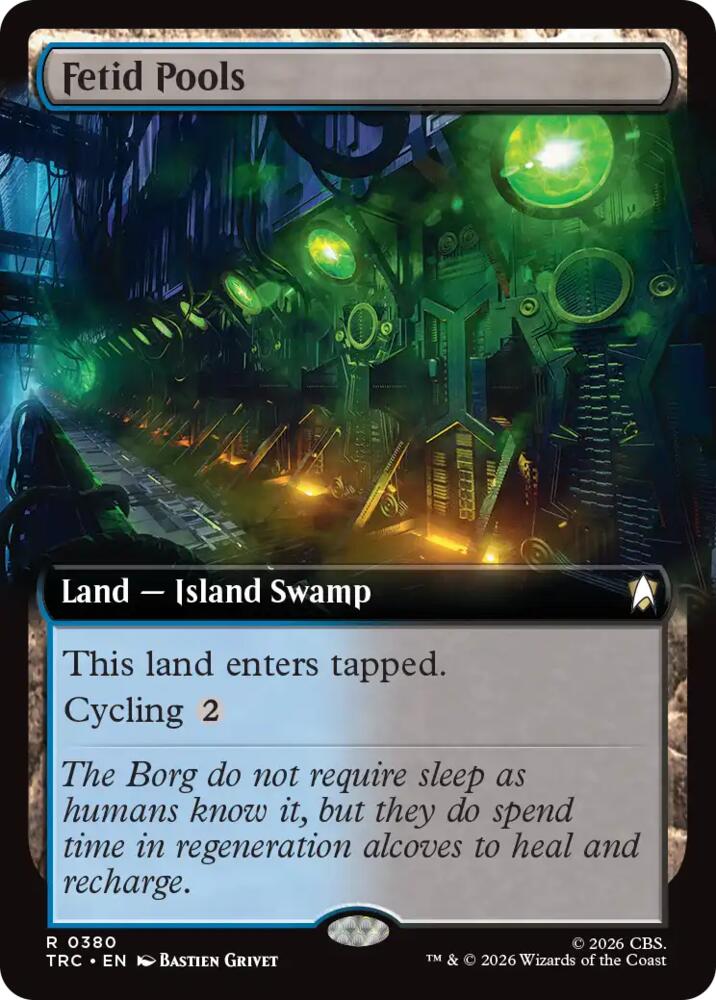Fetid Pools (Extended Art) (380) (TRC)