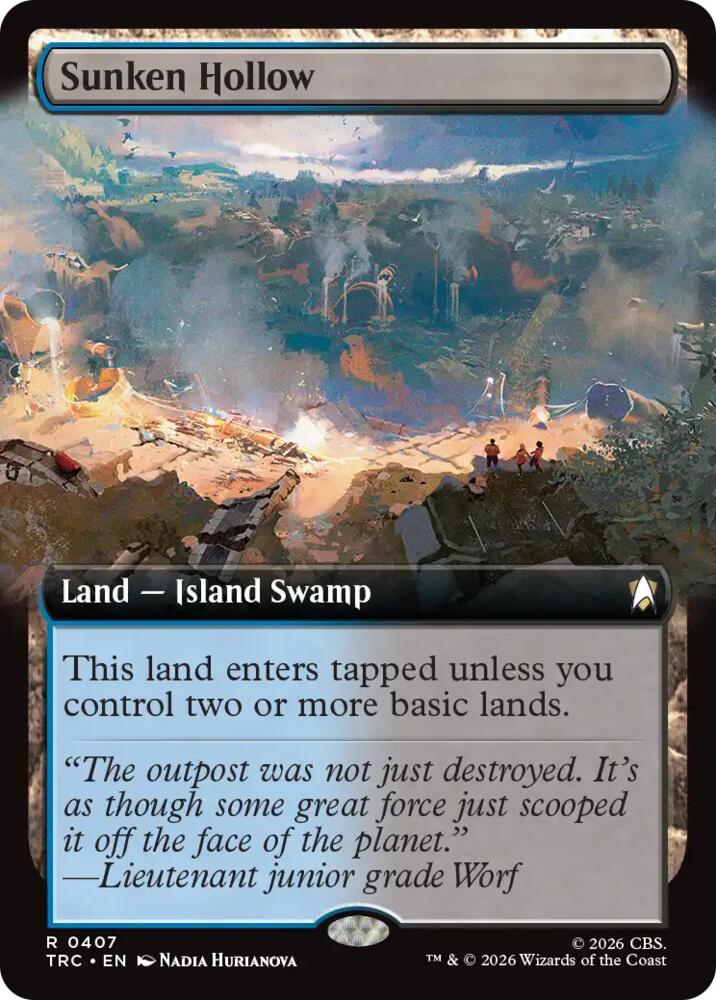 Sunken Hollow (Extended Art) (407) (TRC)