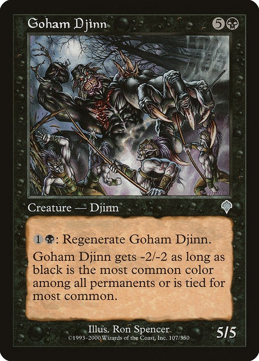 Image for Goham Djinn (107) (INV) - Magic: The Gathering
