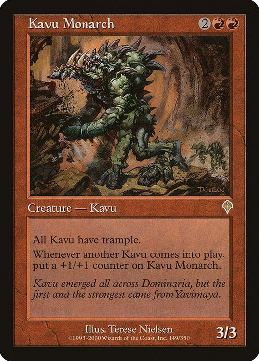 Image for Kavu Monarch (149) (INV) - Magic: The Gathering