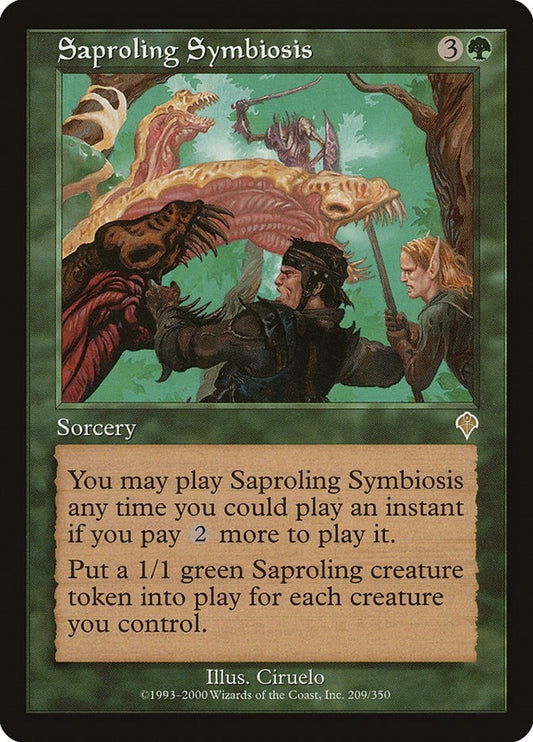 Image for Saproling Symbiosis (209) (INV) - Magic: The Gathering