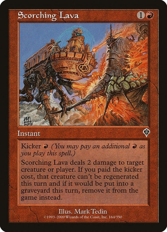 Image for Scorching Lava (164) (INV) - Magic: The Gathering