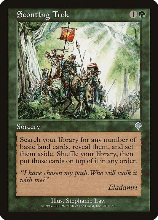 Image for Scouting Trek (210) (INV) - Magic: The Gathering