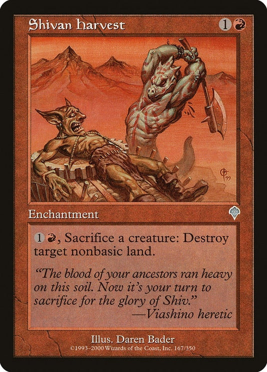 Image for Shivan Harvest (167) (INV) - Magic: The Gathering