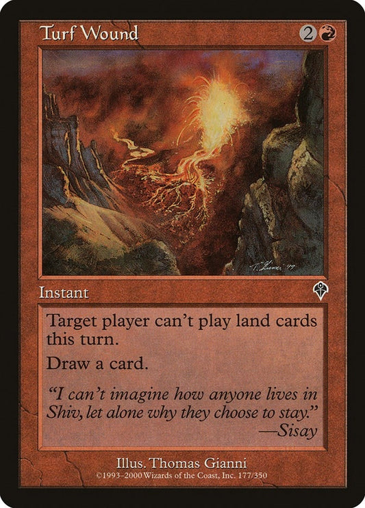 Image for Turf Wound (177) (INV) - Magic: The Gathering