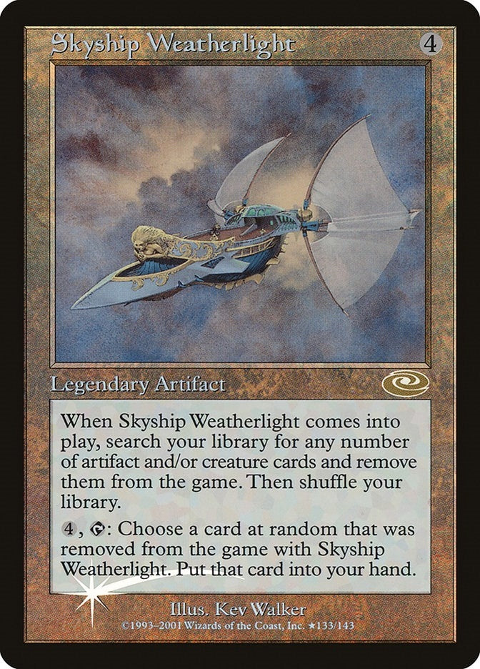 Skyship Weatherlight (Alt. Art Foil) (135) (PLS)