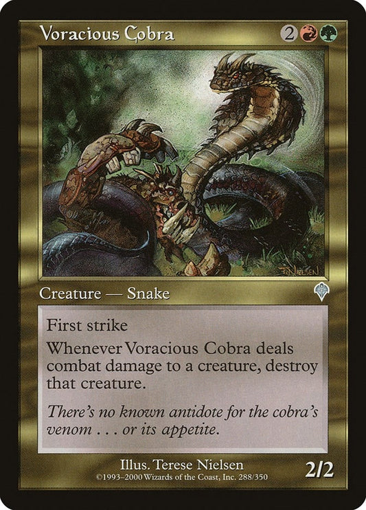 Image for Voracious Cobra (288) (INV) - Magic: The Gathering