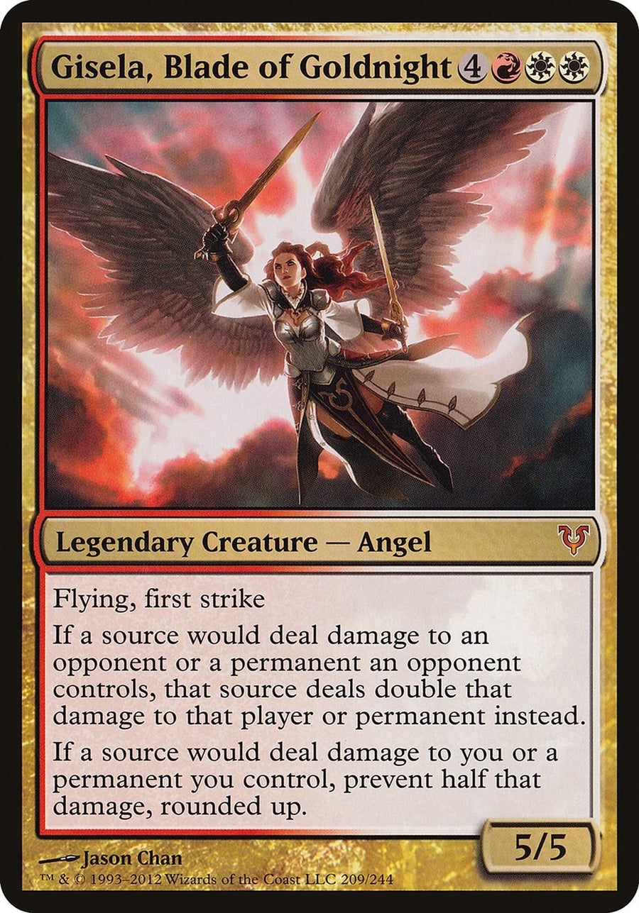 Gisela, Blade of Goldnight (Avacyn Restored) (209) (OVER)
