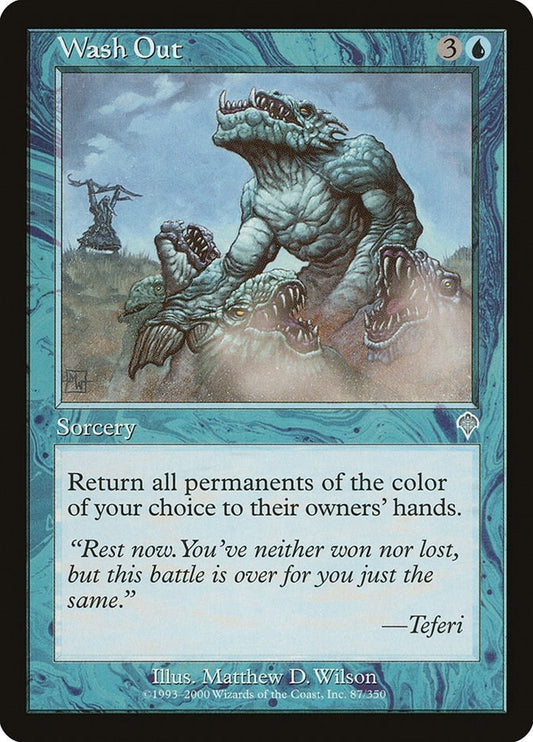 Image for Wash Out (87) (INV) - Magic: The Gathering