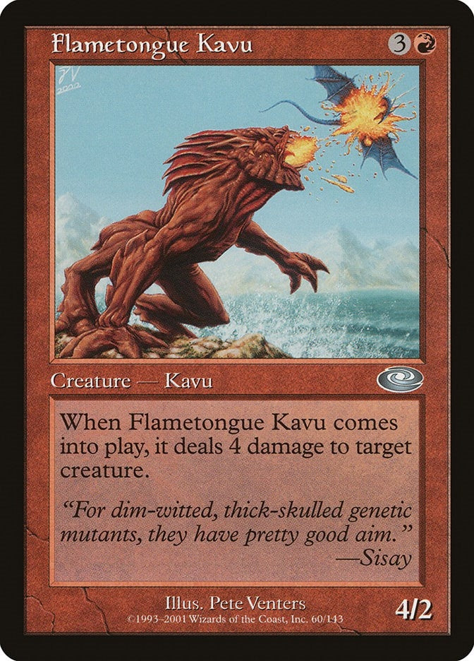Flametongue Kavu (60) (PLS)