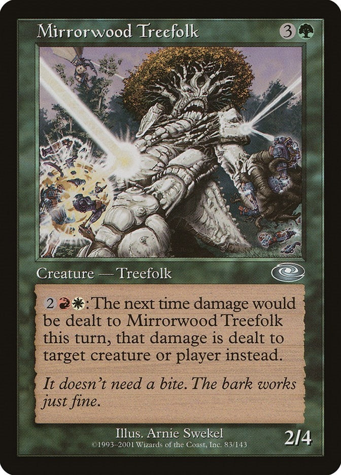 Mirrorwood Treefolk (83) (PLS)