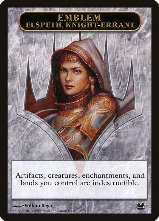 Image for Emblem - Elspeth, Knight-Errant (16) (MMA) - Magic: The Gathering