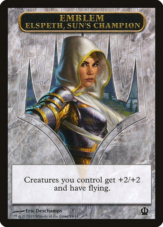 Image for Emblem - Elspeth, Sun's Champion (11) (THS) - Magic: The Gathering