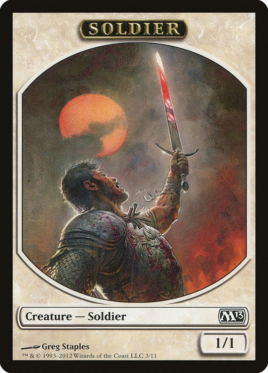Image for Soldier Token (3) (M13) - Magic: The Gathering