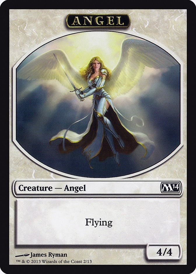 Image for Angel Token (2) (M14) - Magic: The Gathering