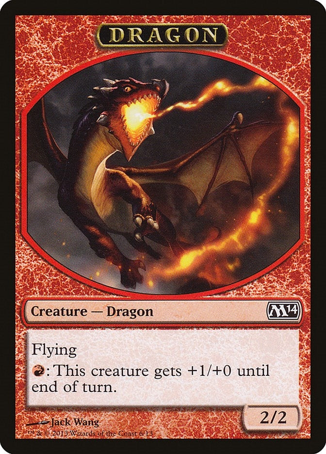Image for Dragon Token (6) (M14) - Magic: The Gathering