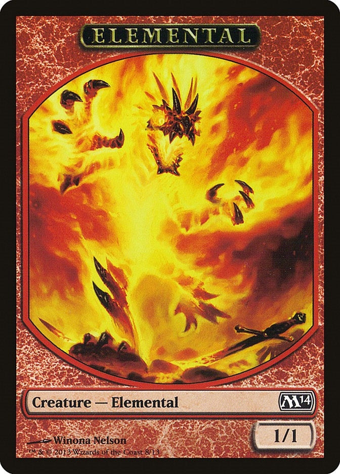 Image for Elemental Token (8) (8) (M14) - Magic: The Gathering