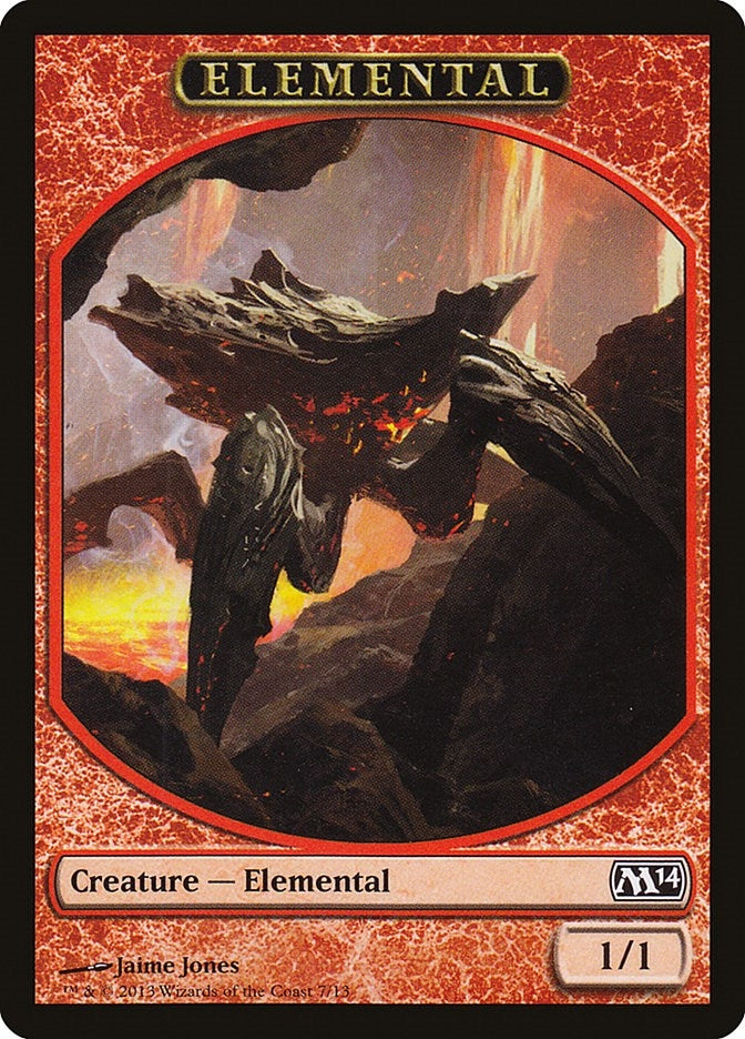 Image for Elemental Token (7) (7) (M14) - Magic: The Gathering