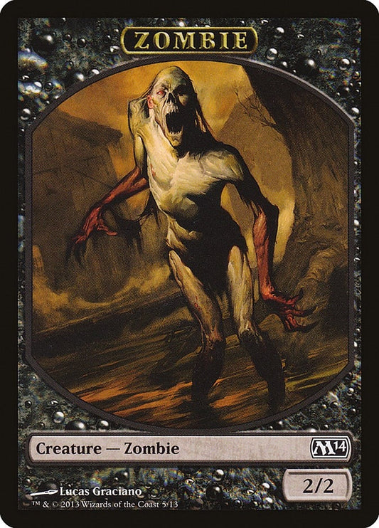 Image for Zombie Token (5) (M14) - Magic: The Gathering