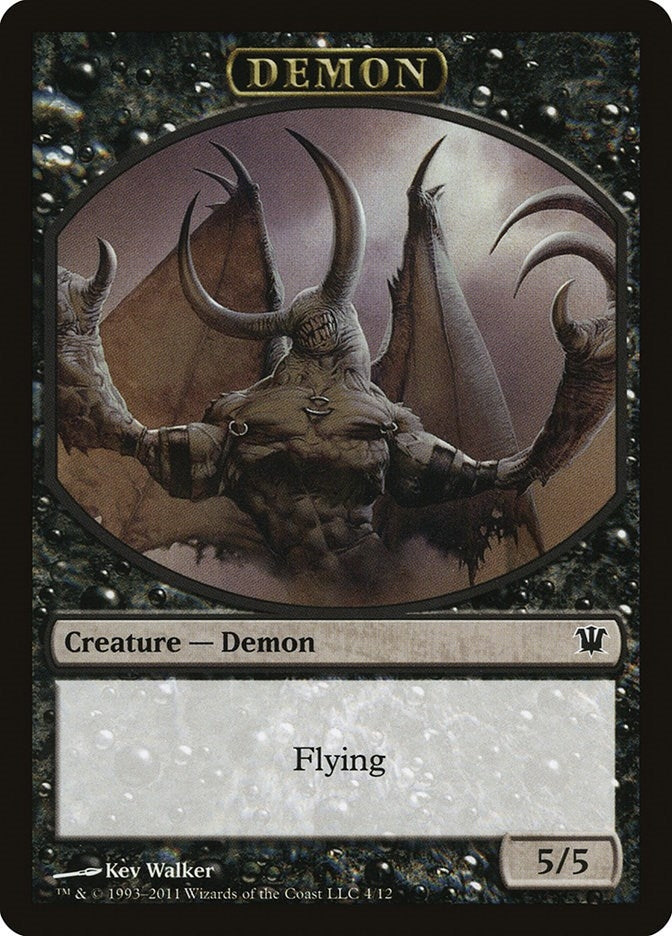 Image for Demon Token (4) (ISD) - Magic: The Gathering