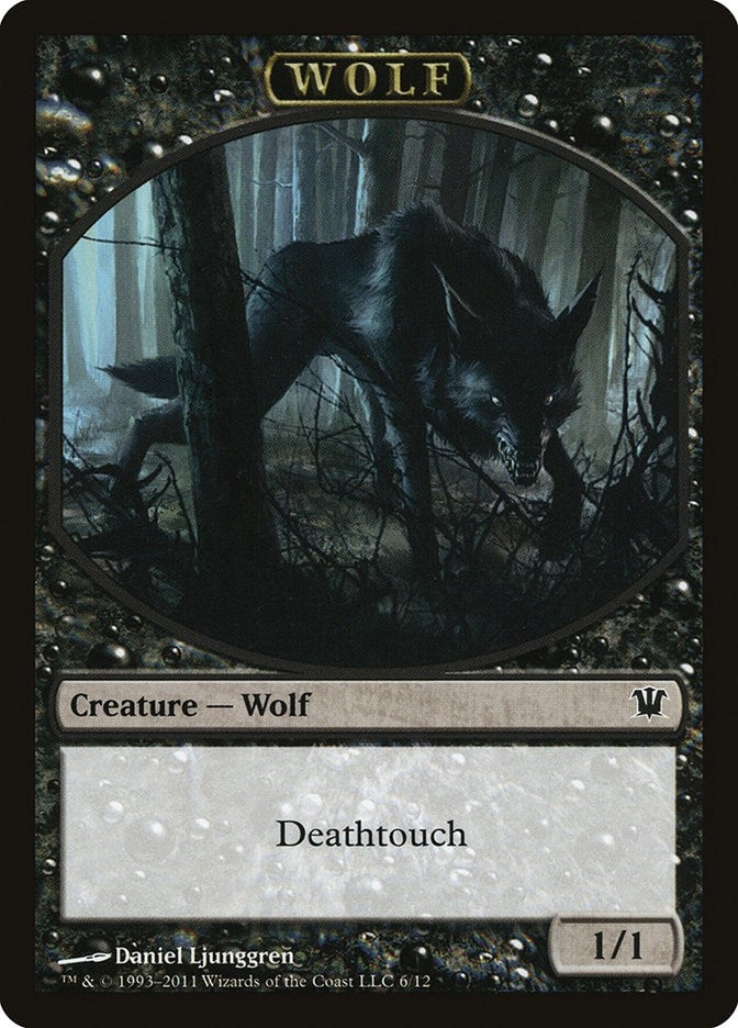 Image for Wolf Token (6) (6) (ISD) - Magic: The Gathering