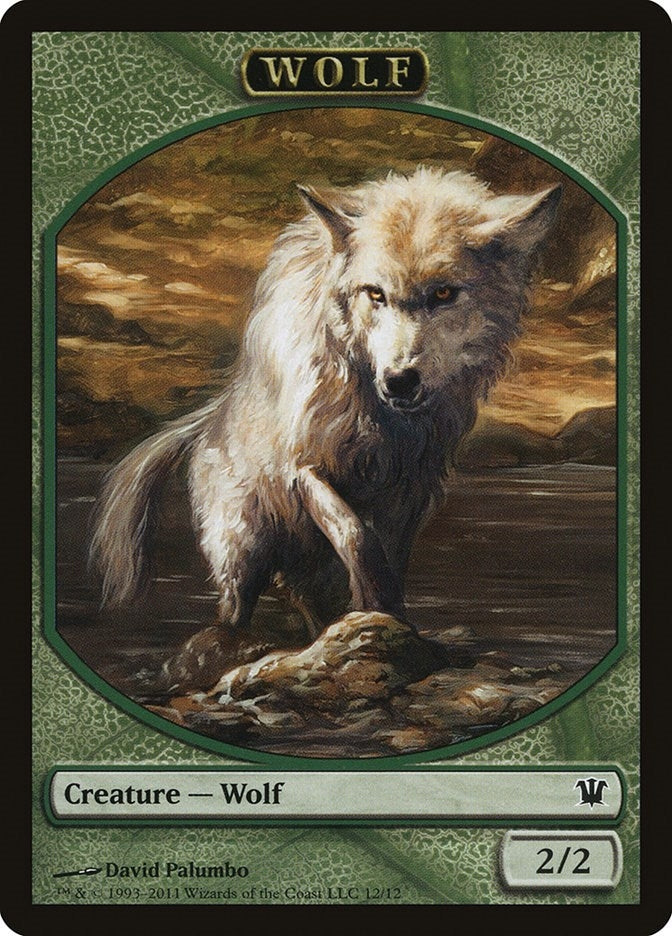 Image for Wolf Token (12) (12) (ISD) - Magic: The Gathering