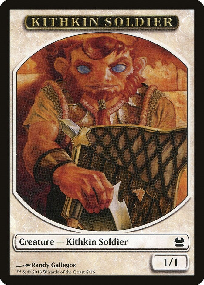 Image for Kithkin Soldier Token (2) (MMA) - Magic: The Gathering