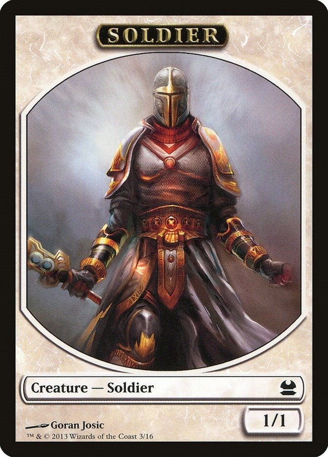 Image for Soldier Token (3) (MMA) - Magic: The Gathering