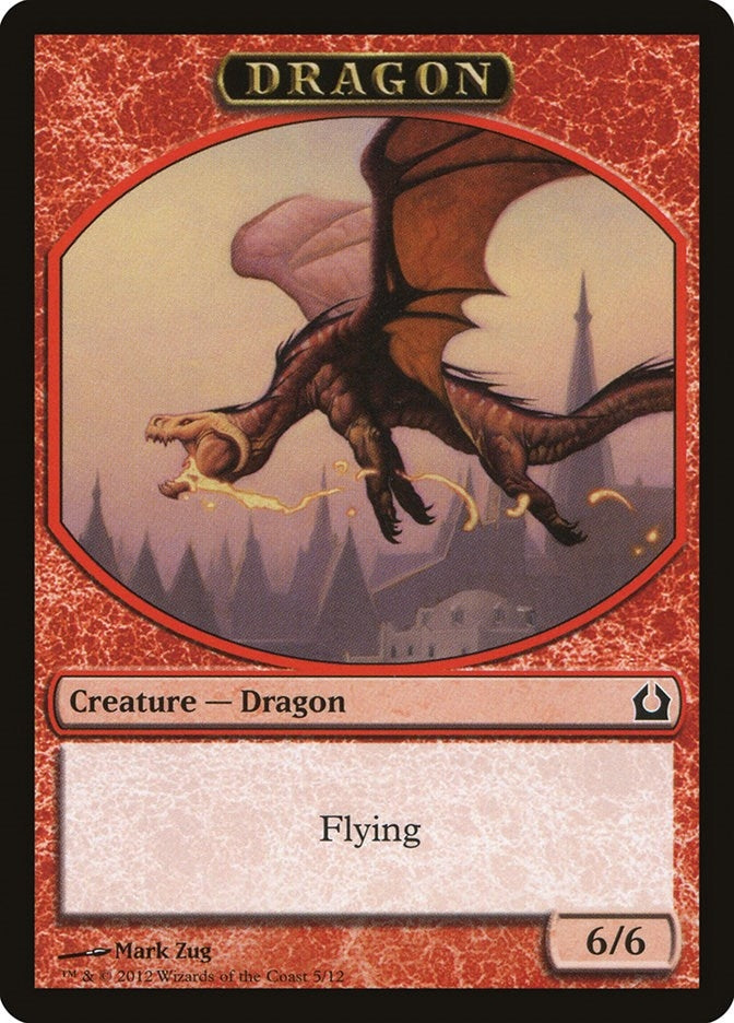 Image for Dragon Token (5) (RTR) - Magic: The Gathering