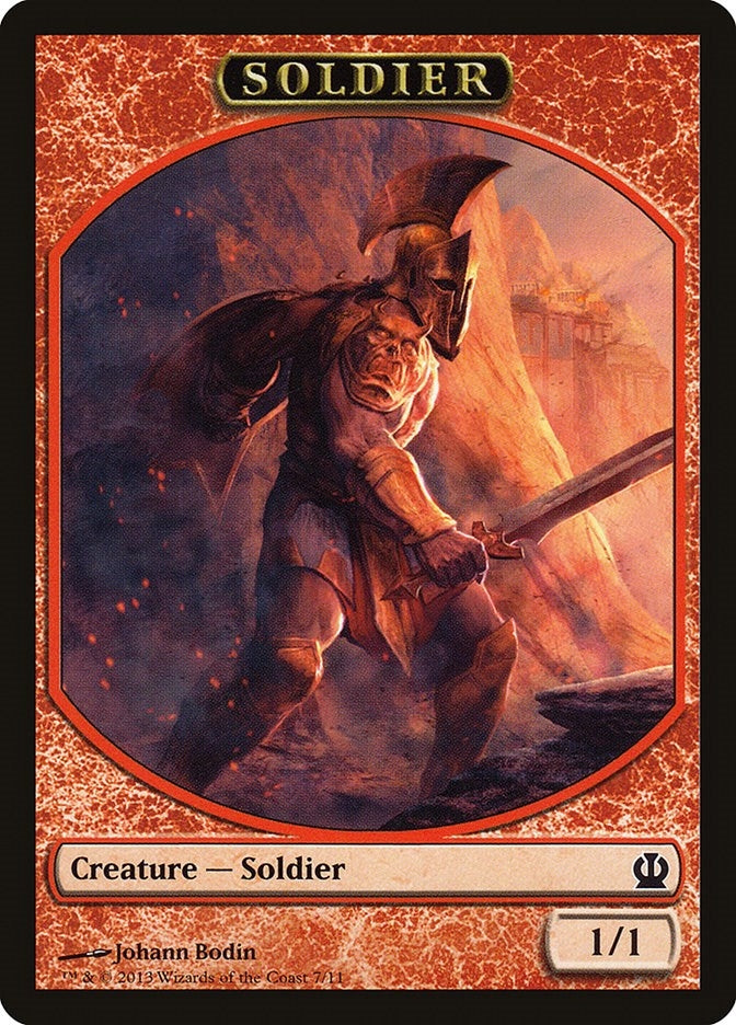 Image for Soldier Token (Red) (7) (THS) - Magic: The Gathering