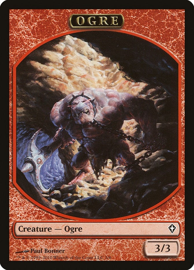Image for Ogre Token (3) (WWK) - Magic: The Gathering