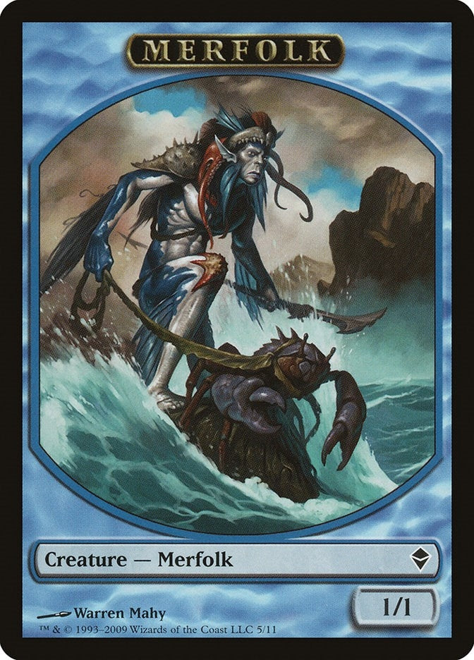 Image for Merfolk Token (5) (ZEN) - Magic: The Gathering