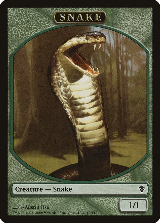Image for Snake Token (10) (ZEN) - Magic: The Gathering