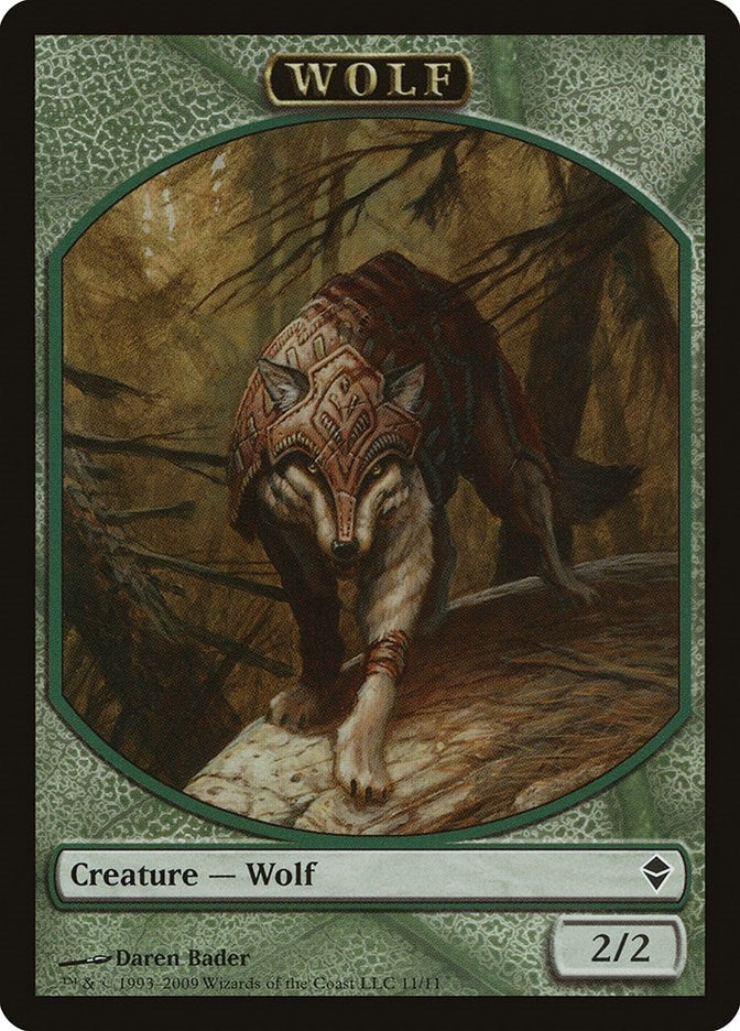 Image for Wolf Token (11) (ZEN) - Magic: The Gathering
