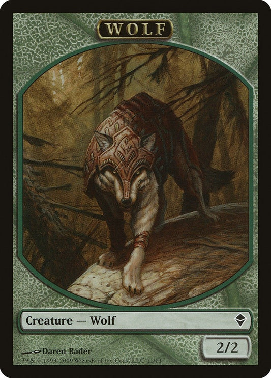 Image for Wolf Token (11) (ZEN) - Magic: The Gathering
