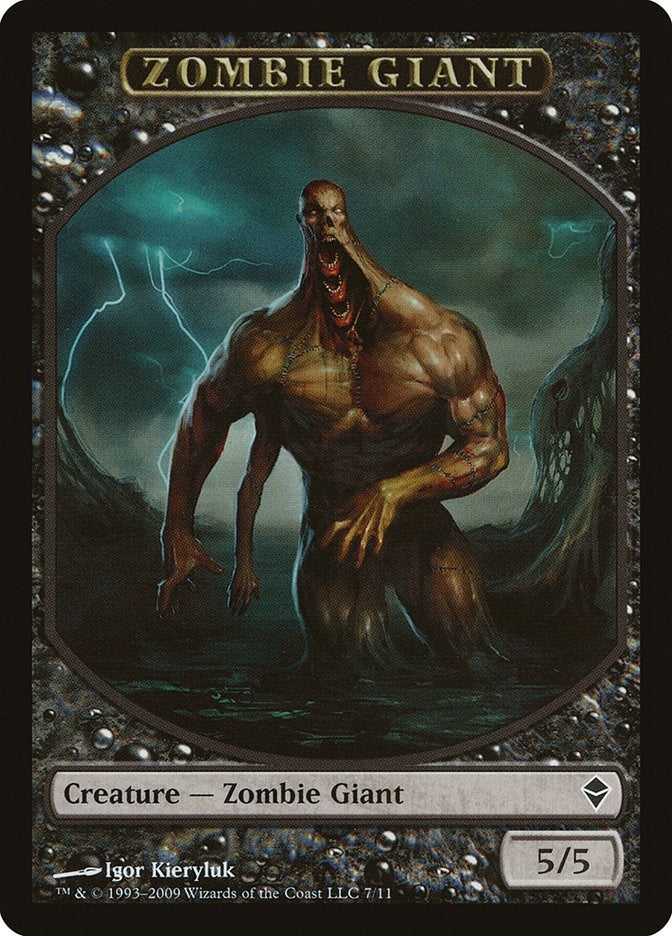 Image for Zombie Giant Token (7) (ZEN) - Magic: The Gathering
