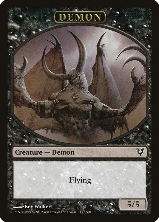 Image for Demon Token (5) (AVR) - Magic: The Gathering