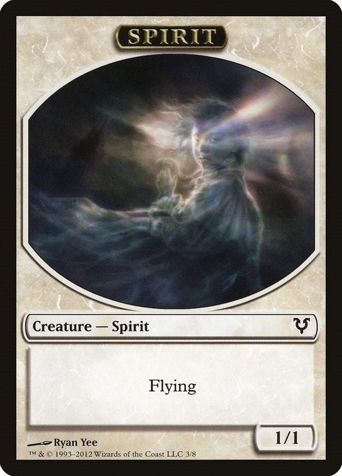 Image for Spirit Token (3) (3) (AVR) - Magic: The Gathering