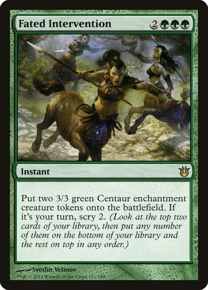 Image for Fated Intervention (121) (BNG) - Magic: The Gathering