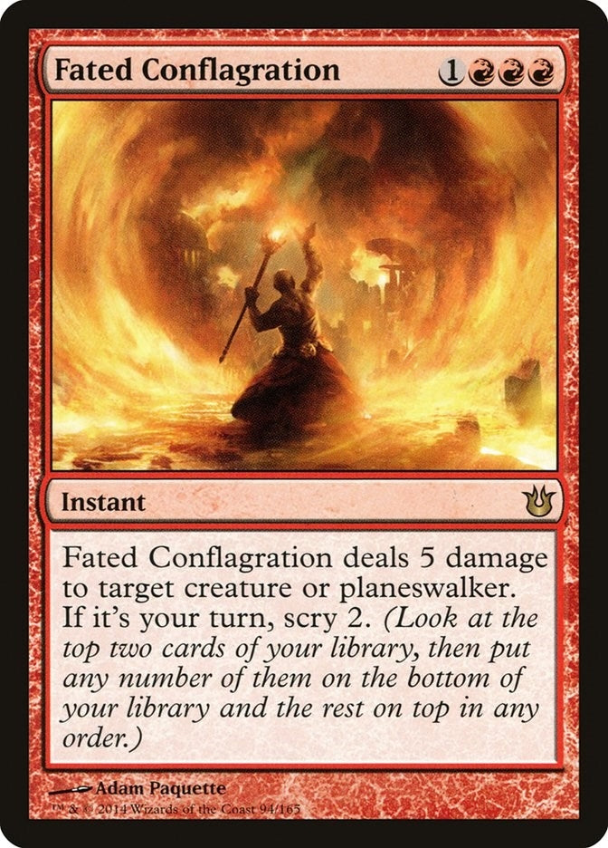 Image for Fated Conflagration (94) (BNG) - Magic: The Gathering