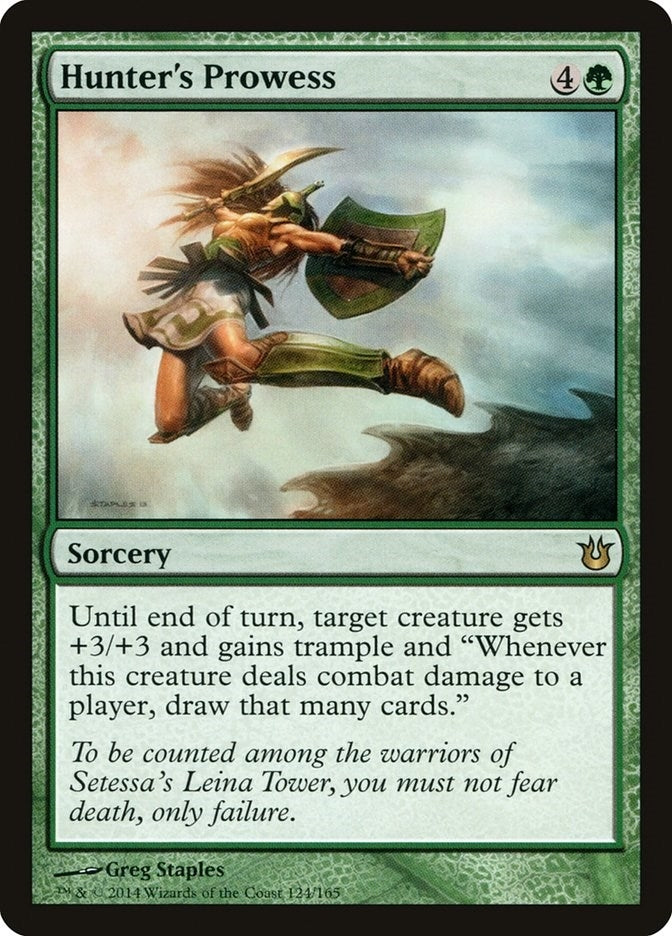 Image for Hunter's Prowess (124) (BNG) - Magic: The Gathering