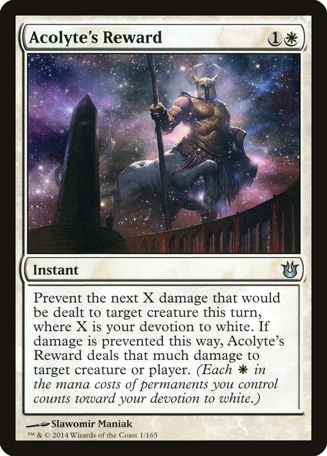 Image for Acolyte's Reward (1) (BNG) - Magic: The Gathering
